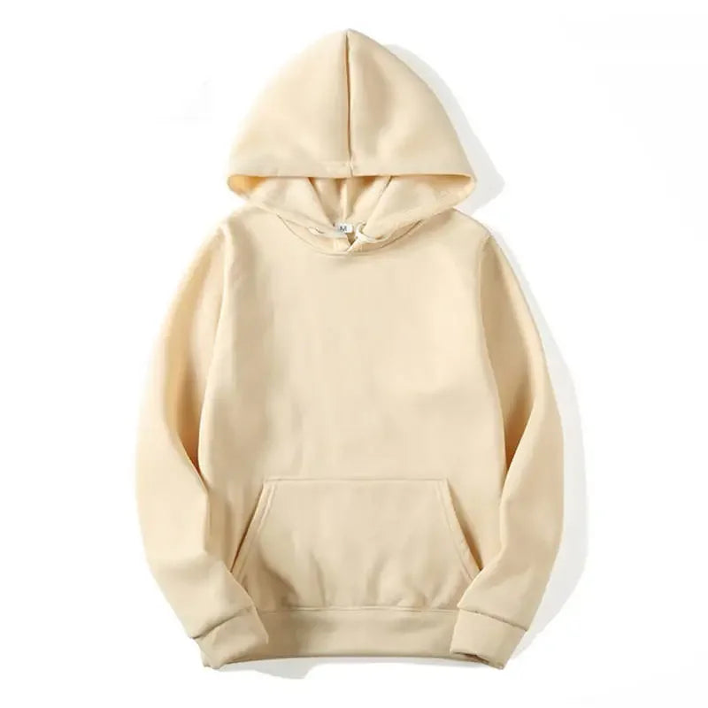 Plain Fleece Unisex Hoodie Hoodies