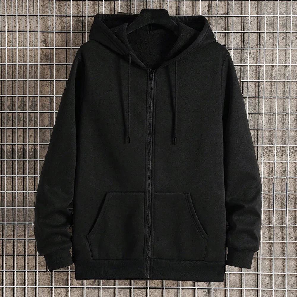 Unisex Fleece Zipper Hoodies