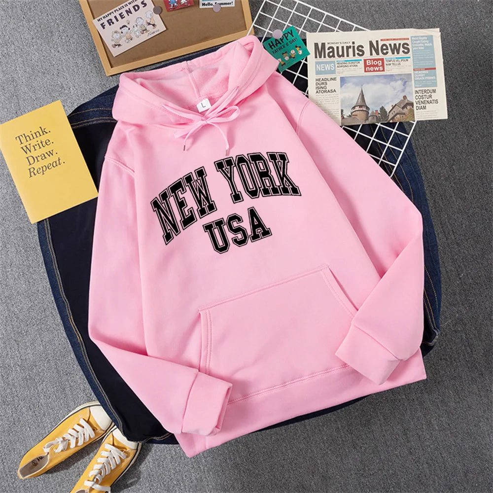 Unisex New York Usa Hoodie