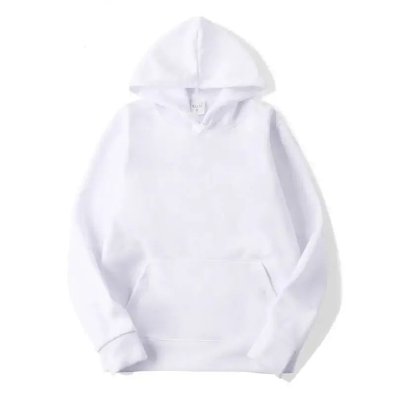 Plain Fleece Unisex Hoodie Hoodies