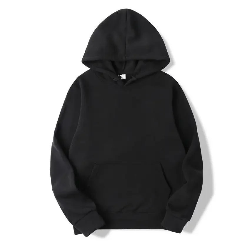 Plain Fleece Unisex Hoodie Hoodies