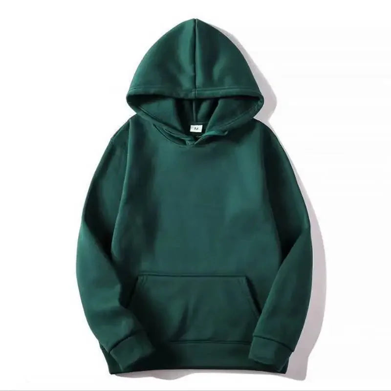 Plain Fleece Unisex Hoodie Hoodies