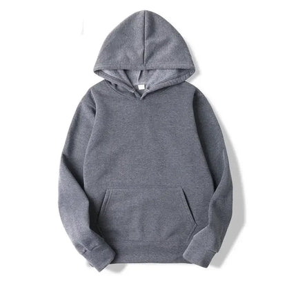 Plain Fleece Unisex Hoodie Hoodies