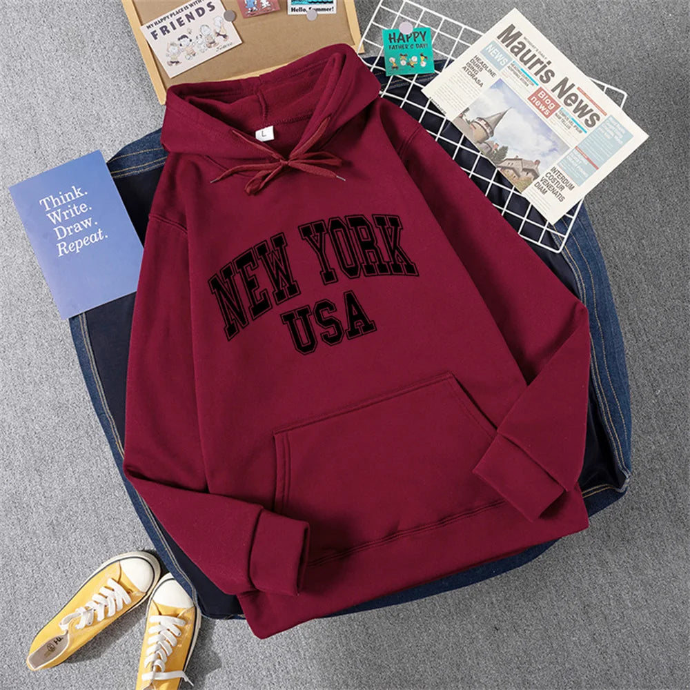 Unisex New York Usa Hoodie