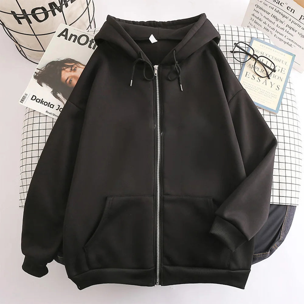 Unisex Fleece Zipper Hoodies