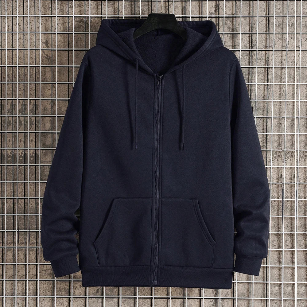 Unisex Fleece Zipper Hoodies