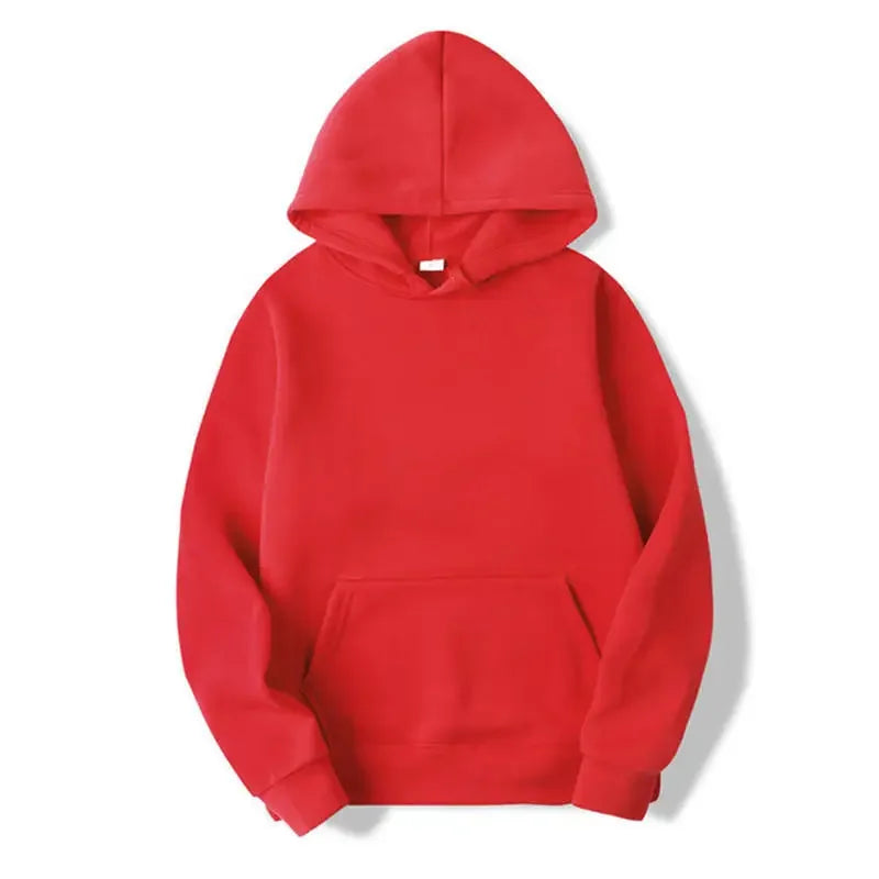 Plain Fleece Unisex Hoodie Hoodies