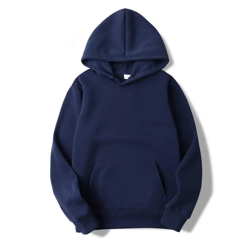 Plain Fleece Unisex Hoodie Hoodies